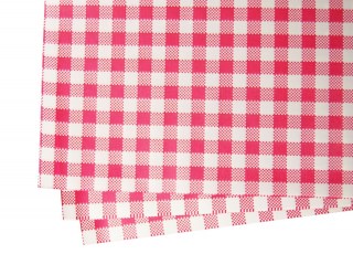 greaseproof paper red check